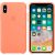 Чехол для iPhone Apple iPhone X Silicone Case, Peach
